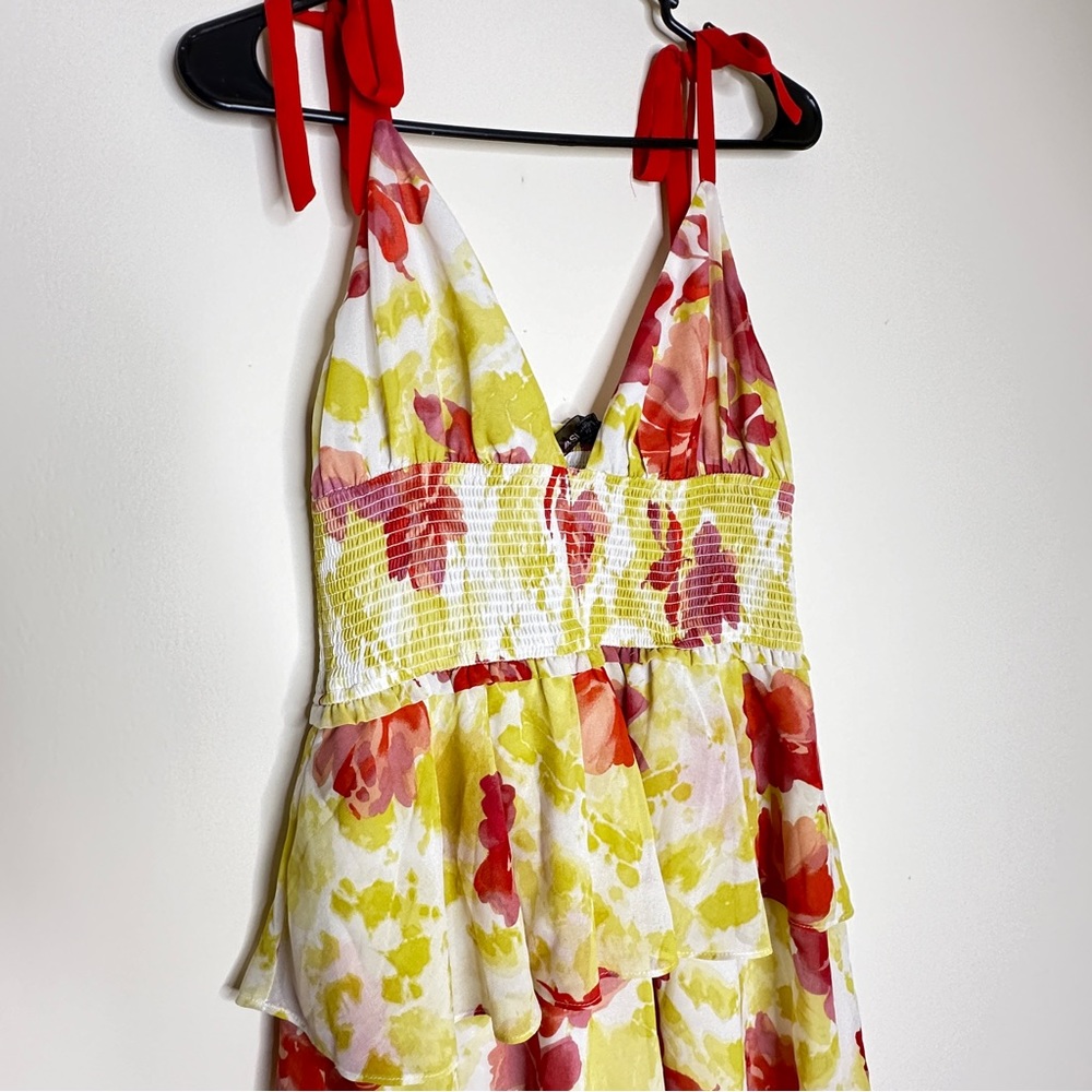 Ruffle bow dress